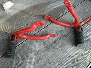 Sozius-Fu�rasten f�r Yamaha XT 600 Tenere