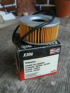 Yamaha �lfilter Champion X306