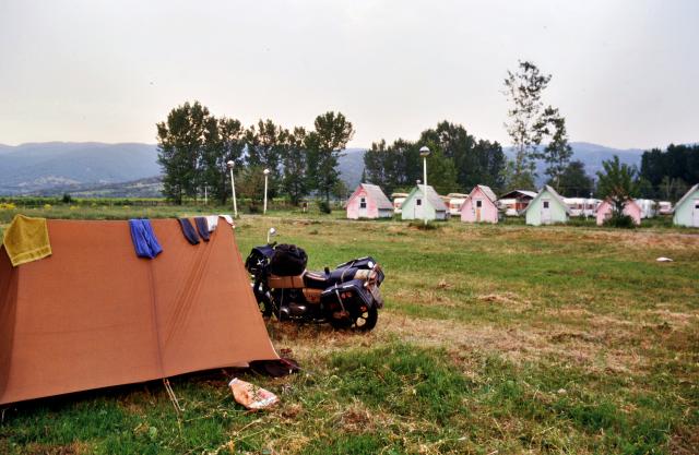 auf mazedonischem Campingplatz