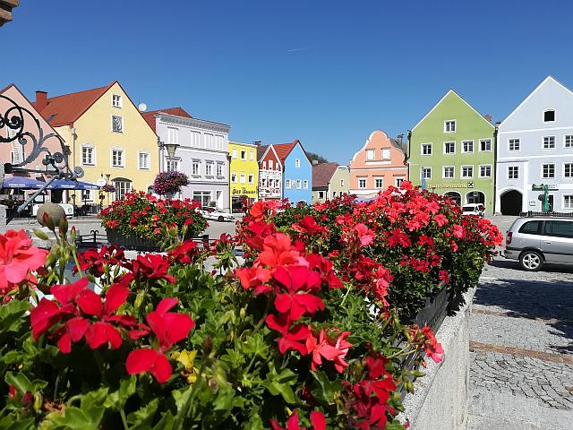 Marktplatz von Obernberg am Inn