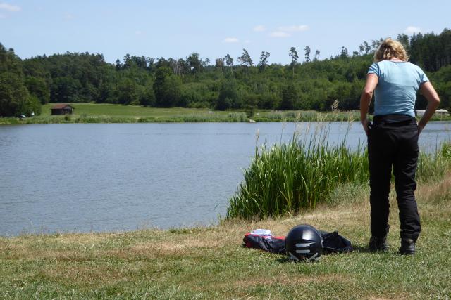 Pause am Dennenloher See