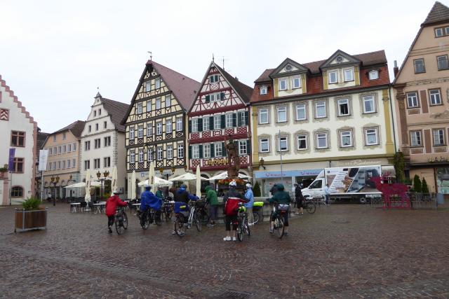 am Marktplatz in Bad Mergentheim