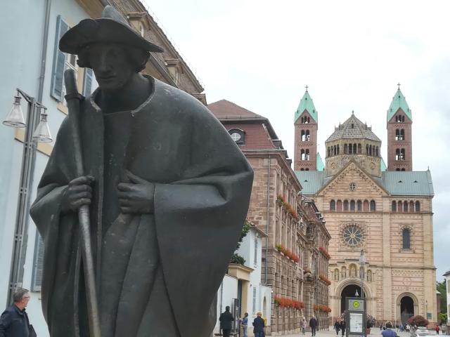 Blick auf den Dom in Speyer