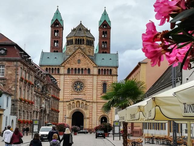 Blick auf den Dom in Speyer
