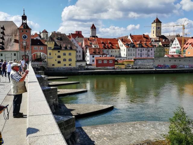 Blick auf Regensburg