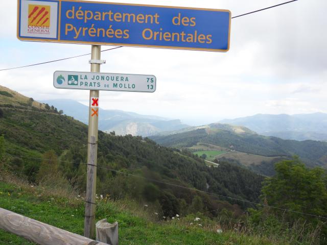 Blick über die
französischen Ost-Pyrenäen