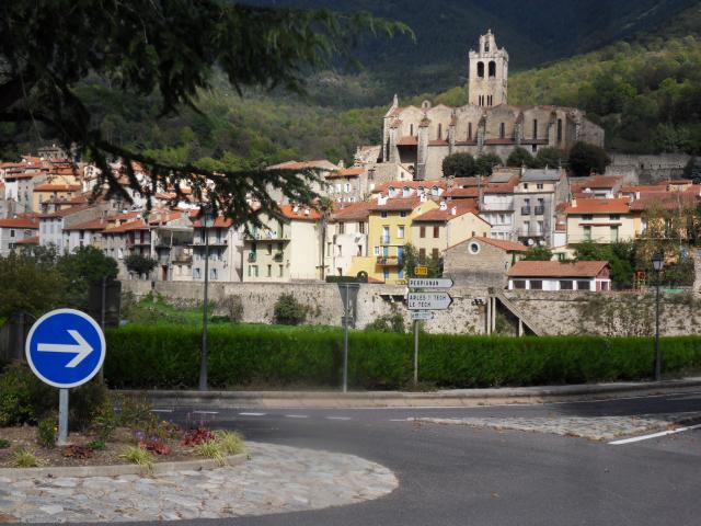 Prats-De-Mollo am Hang die
Kirche Saintes
Juste et Ruffine