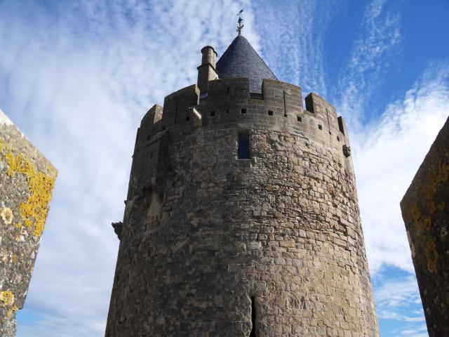 ein Wehrturm in der Festung
Carcassonne