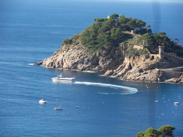 Blick auf Tossa de Mar von der Panoramastraße