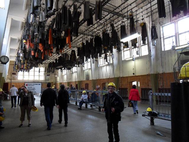 In der Waschkaue beginnt die Führung hinein in den Rammelsberg.