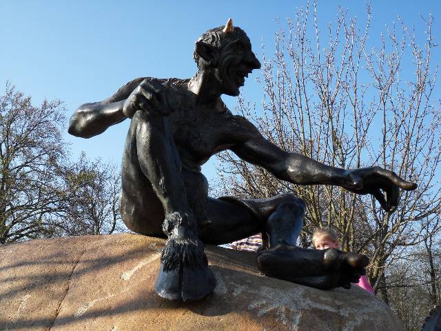 Teufel auf dem Hexentanzplatz in Thale