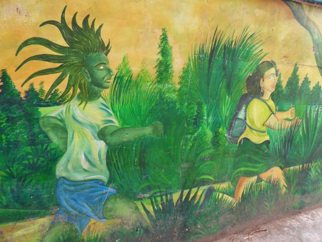 Wandbemalung in Cochi