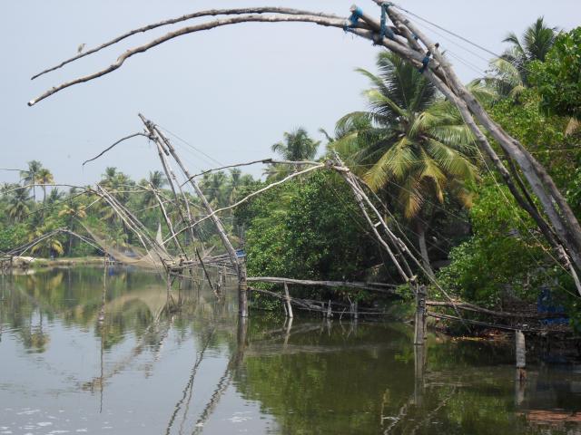 Chinesische Fischernetze