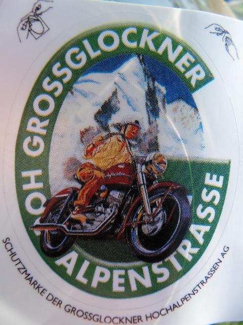 Fahrzeug-Aufkleber Großglockner Hochalpenstraße