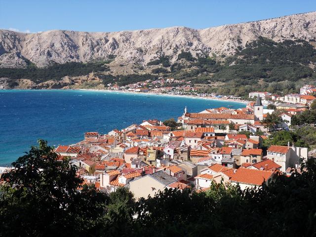 Blick auf Baška