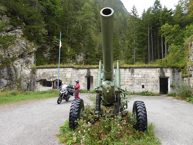 alte Bunkeranlage am Lago del Predil