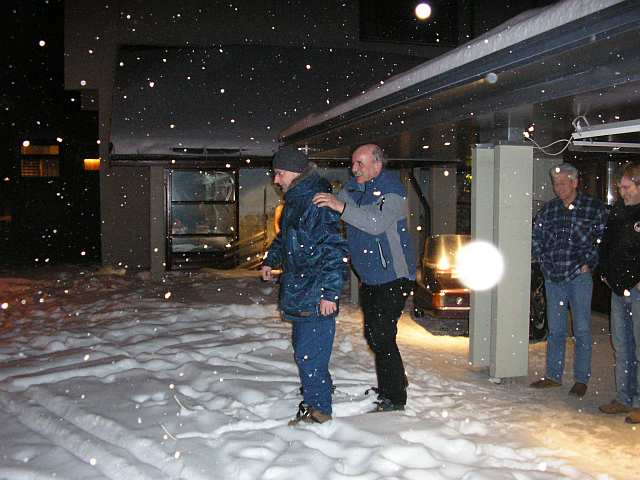 Ralf und Mathias beim Tandem-Skiing