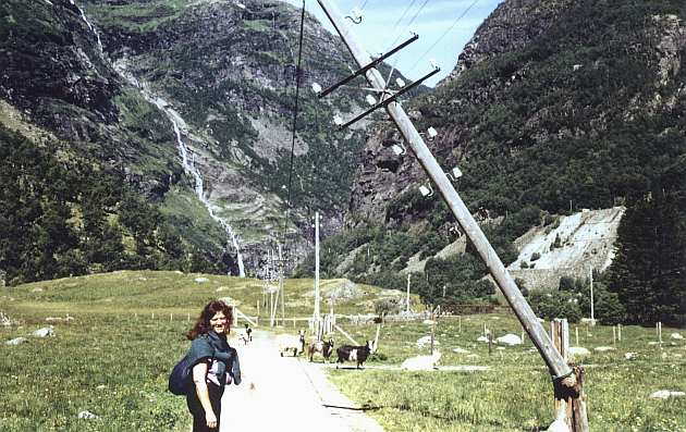 Wanderung vom Gipfel der Flam-Bahn wieder hinunter