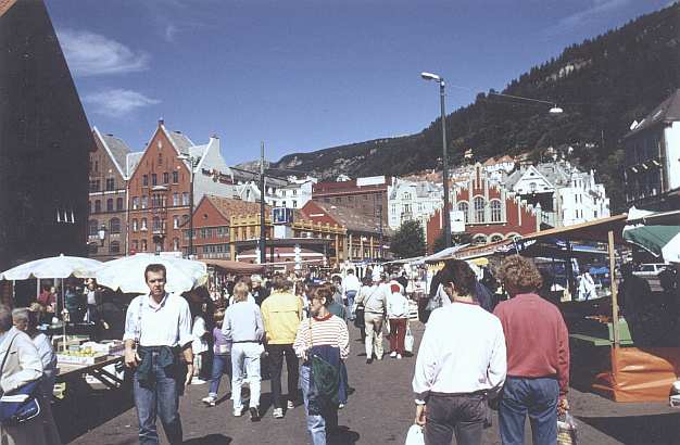 Innenstadt von Bergen