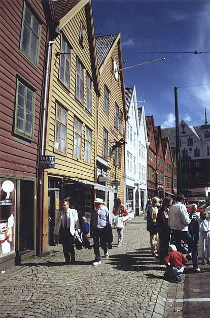 Innenstadt von Bergen