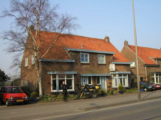 morgens vor unserer Unterkunft in Noordwijkerhout