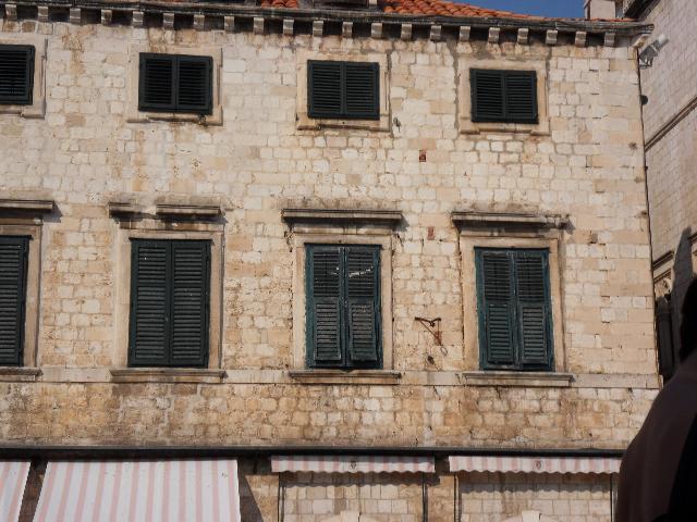 Hausfassade in der Altstadt von Dubrovnik