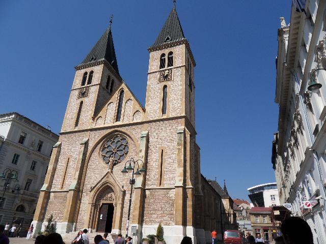 Römisch-katholische
Kathedrale in Sarajevo