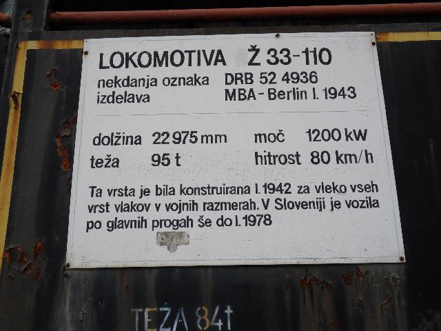 alte Lokomotive in Štanjel