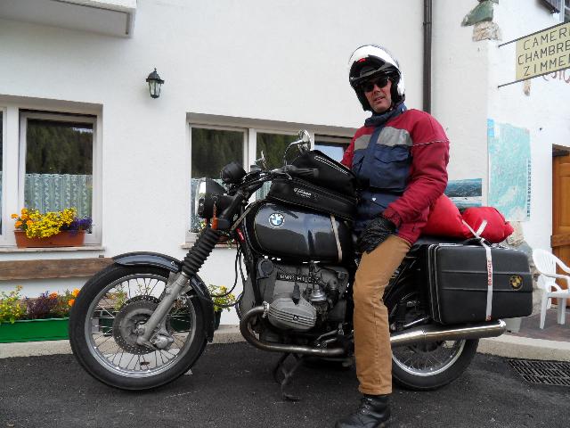 Volker auf seiner alten R100