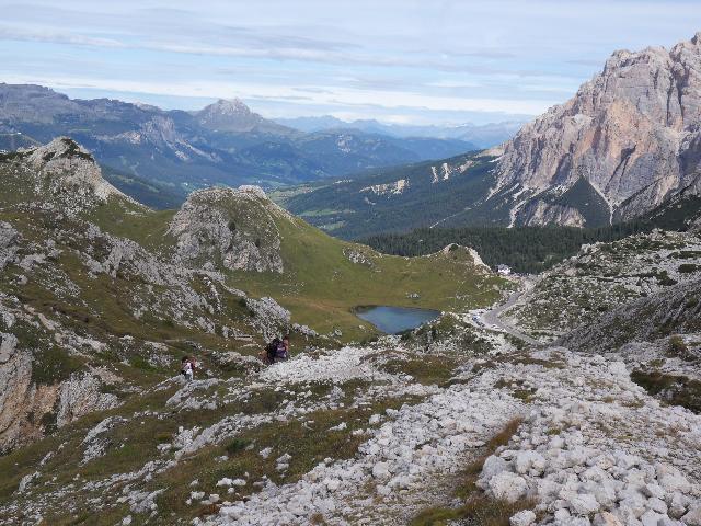 Aussicht am Forte Tre Sassi