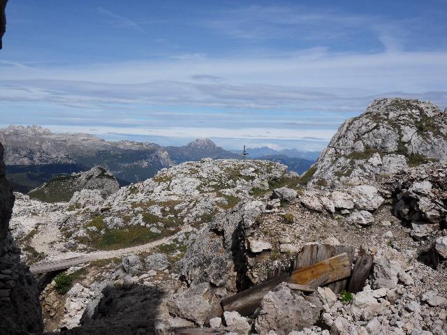 Aussicht am Forte Tre Sassi