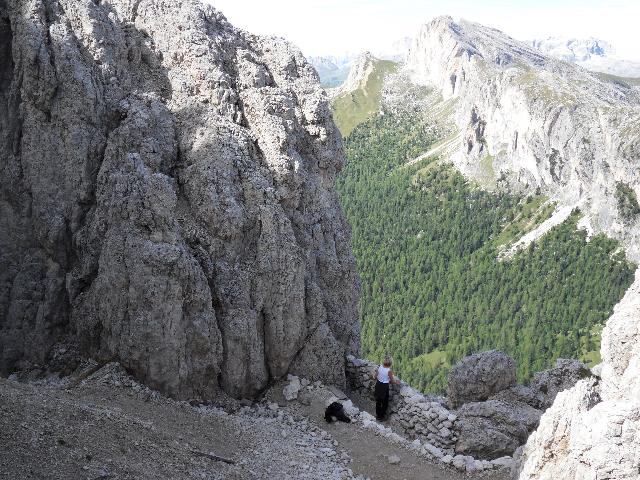 Aussicht am Forte Tre Sassi