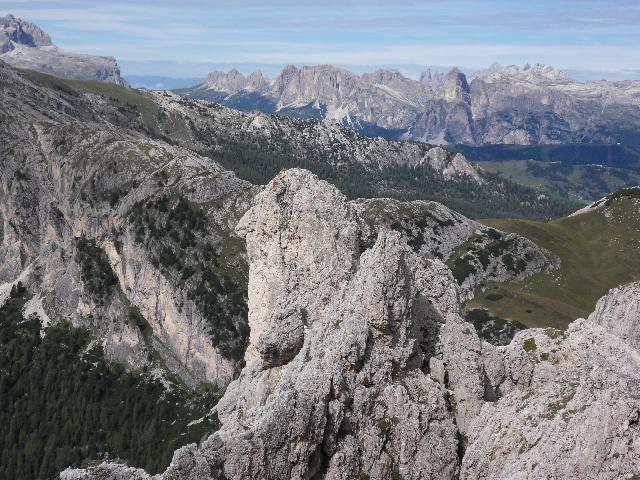 Aussicht am Forte Tre Sassi