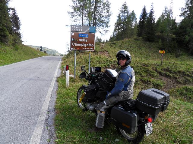 auf der SP 619 am sella Ciampigotto