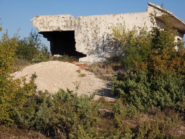 Kriegsschäden kurz vor unserem Ziel Sibenik