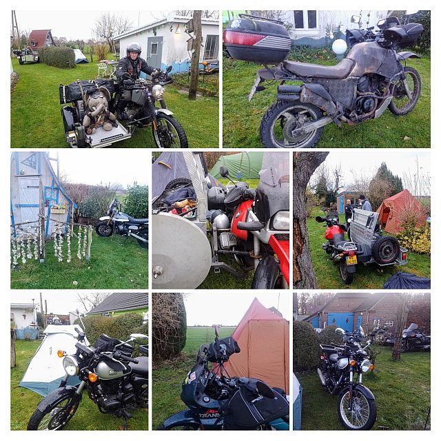 Wer Glück hatte durfte wieder im Hexenhäuschen sein Bett aufstellen.