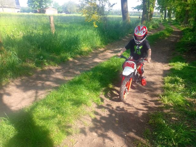 Christians Sohnemann - früh übt sich, wer ein Meister werden will.