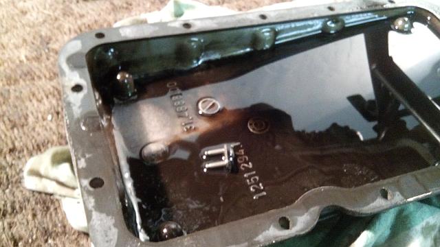 Kettenschloss in der Ölwanne