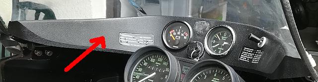 Mittelkonsole BMW R100RS