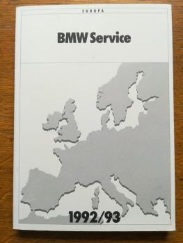 BMW Europa Service 1992/93