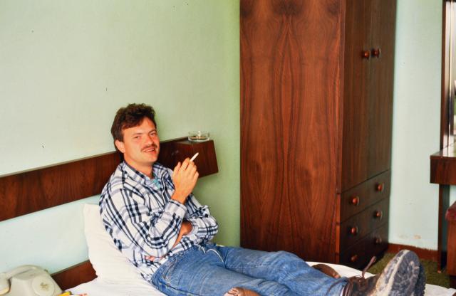 Reini in unserem Hotel in Erzurum