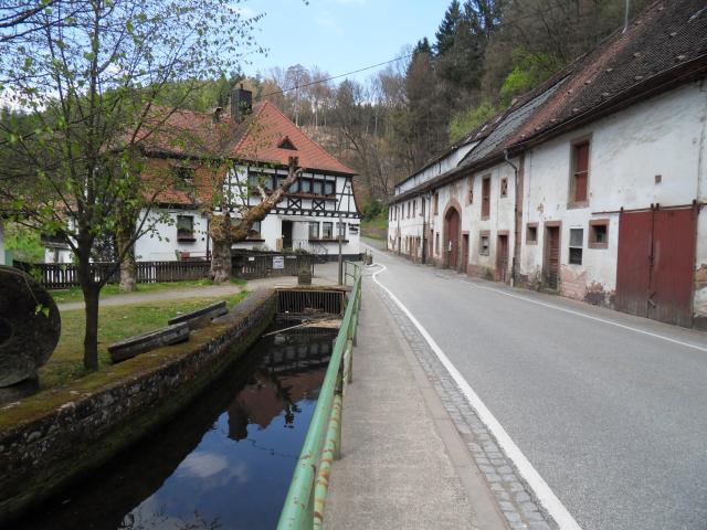 die Klugsche Mhle in der romantischen Karlstalschlucht