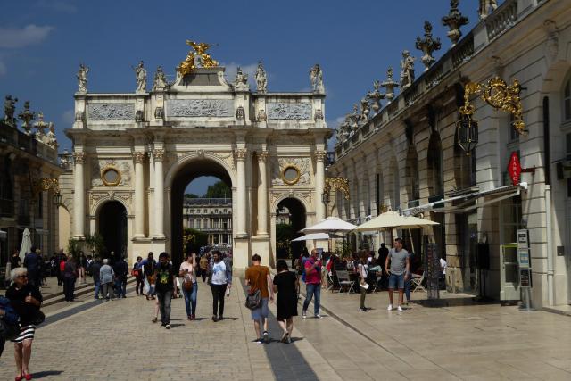 auf dem Place d'Alliance in Nancy