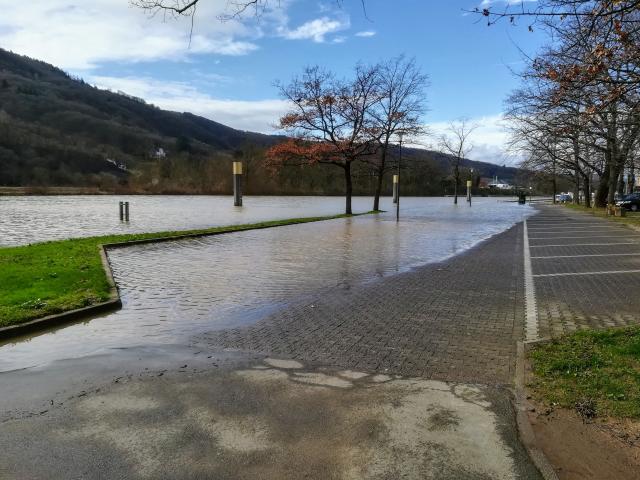 Frühjahrshochwasser der Mosel