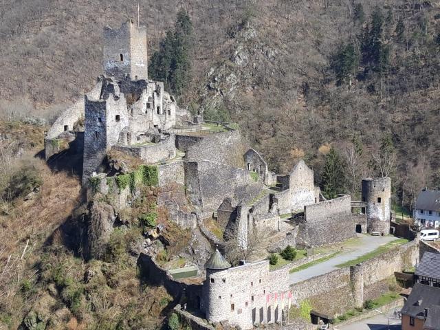 Blick auf die Manderscheider Niederburg
