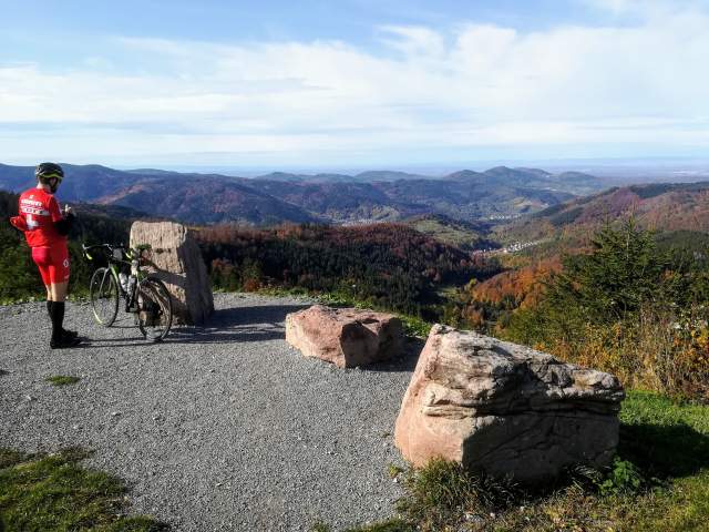 am Aussichtspunkt Kaltenbronn (Nord-Schwarzwald)