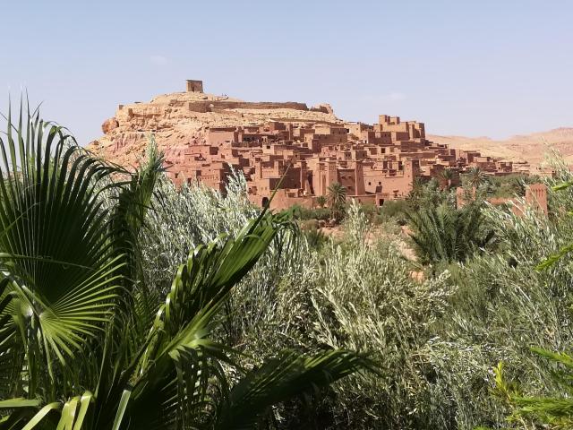 A&iuml;t-Ben-Haddou, eine Kasbah-Stadt aus Lehmbauten