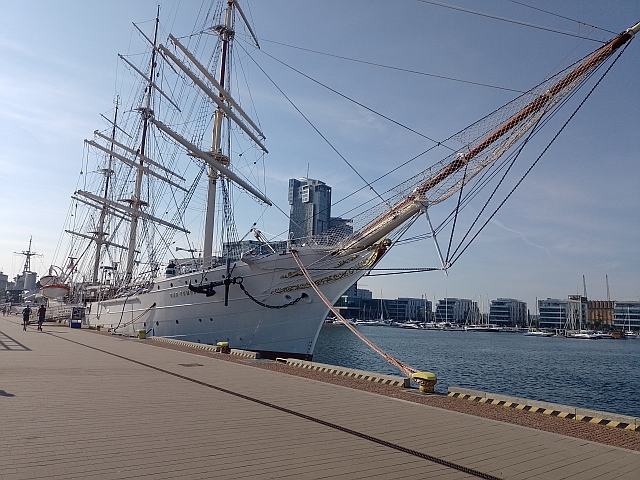 Segelschulschiff Dar Pomorza in Gdynia