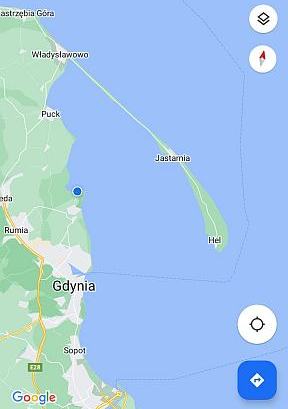 Ostseeküste bei Rewa und die Halbinsel Hei