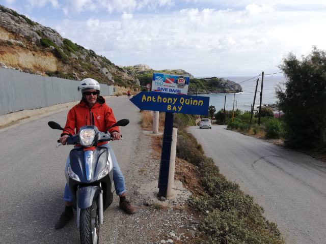 Rückkehr von der Anthony Quinn Bay